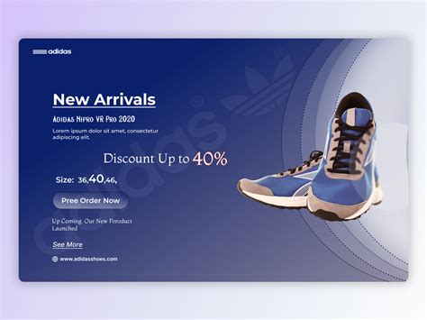 dribbble Adidas banner